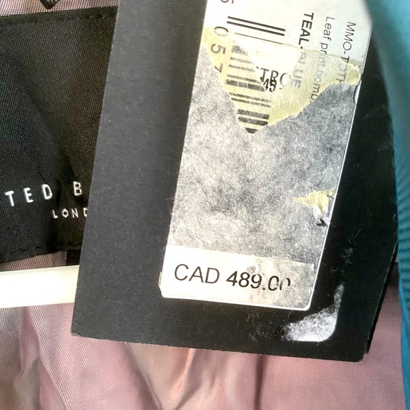 Ted Baker Leaf Print Bomber Jacket - Picture 4 of 6